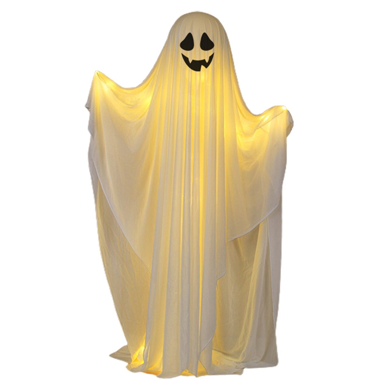 Halloween Ghost Decoration Outdoor Indoor Ghost Stand With String Lights Spooky Ghost Decor For Yard Front Porch